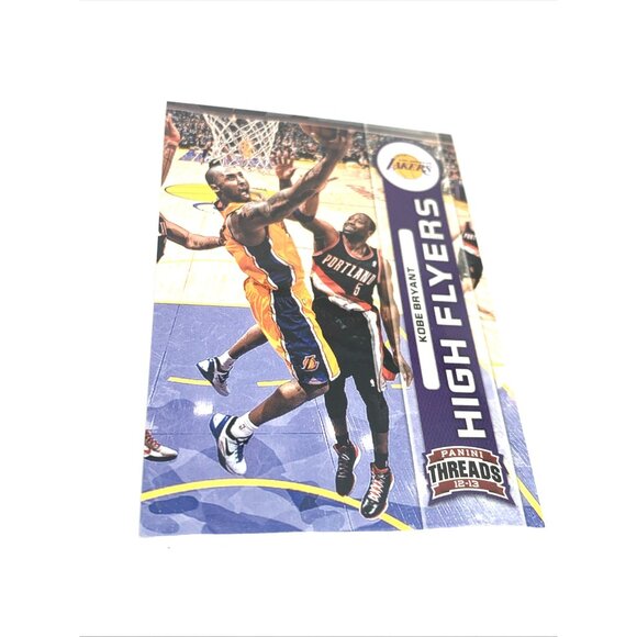 Kobe Bryant Basketball Card #25 Los Angeles Lakers 2012-13 NBA Panini Threads - Picture 4 of 5